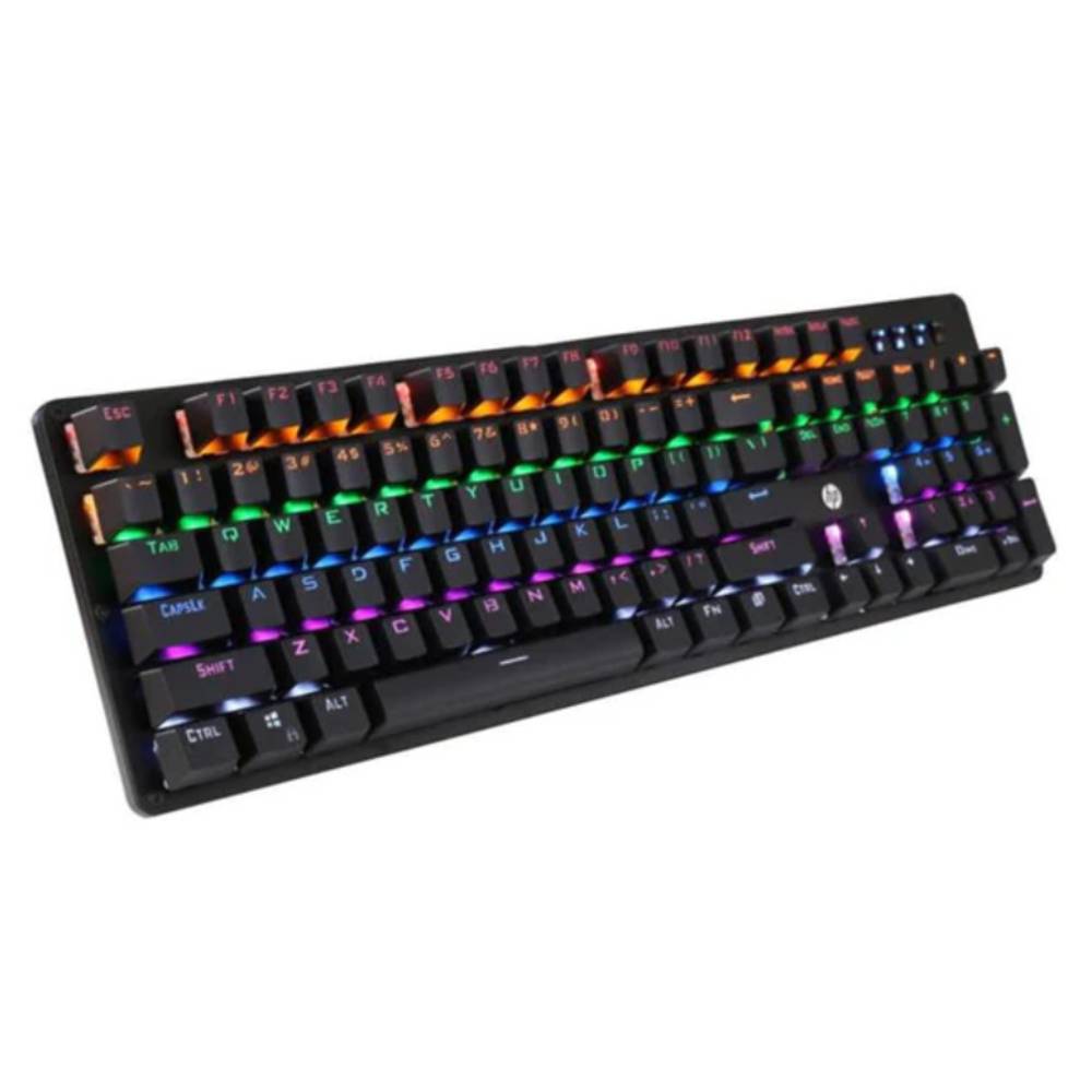 Teclado Gamer Hp Gk200 Qwerty Hp Blue Español Progaming cl