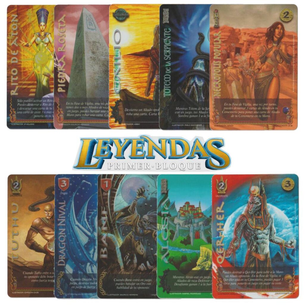 Set De 10 Cartas Edicion Coleccionista Mitos Y Leyendas Progaming