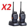 Pack X2 Radio Transmisor Baofeng 888s Walkie Talkie