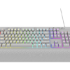 Teclado Gamer Redragon Shiva White Rgb K512 semi mecanico