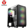 Gabinete Gamer Fantech Aero Cg80 Negro 4 Fan Rgb Incluidos - Imagen 3