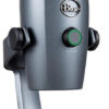 Microfono Profesional Logitech Yeti Nano Gray Streaming Usb