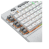Teclado Gamer Redragon Shiva White Rgb K512 semi mecanico