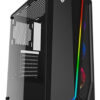 Gabinete Gamer Fantech Pulse Cg71 Rgb Negro- Vidrio Templado - Imagen 2