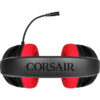 Audífonos Alámbricos Gaming CORSAIR HS35 Negro y Rojo