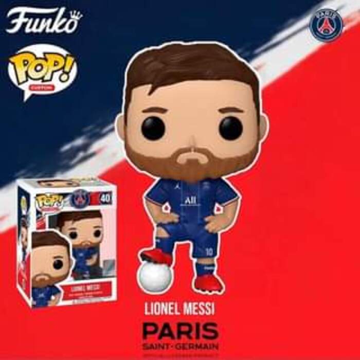  Funko Pop! Fútbol: Paris Saint-Germain - Lionel Messi : Funko:  Juguetes y Juegos