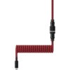 Cable HyperX en espiral USB-C Rojo