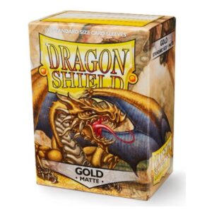 Protectores Dragon Shield 100 - Standard Matte Gold