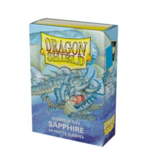 Protectores Dragon Shield 60 - Japanese Size Sapphire Matte