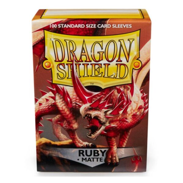 Protectores Dragon Shield 100 - Standard Matte Ruby