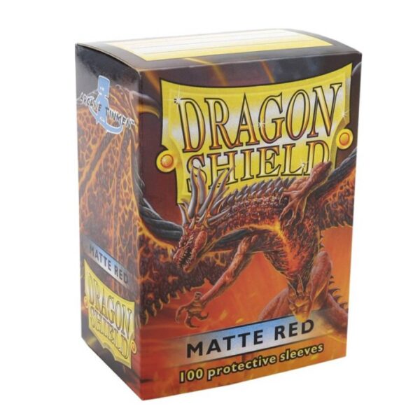 Protectores Dragon Shield 100 - Standard Matte Red