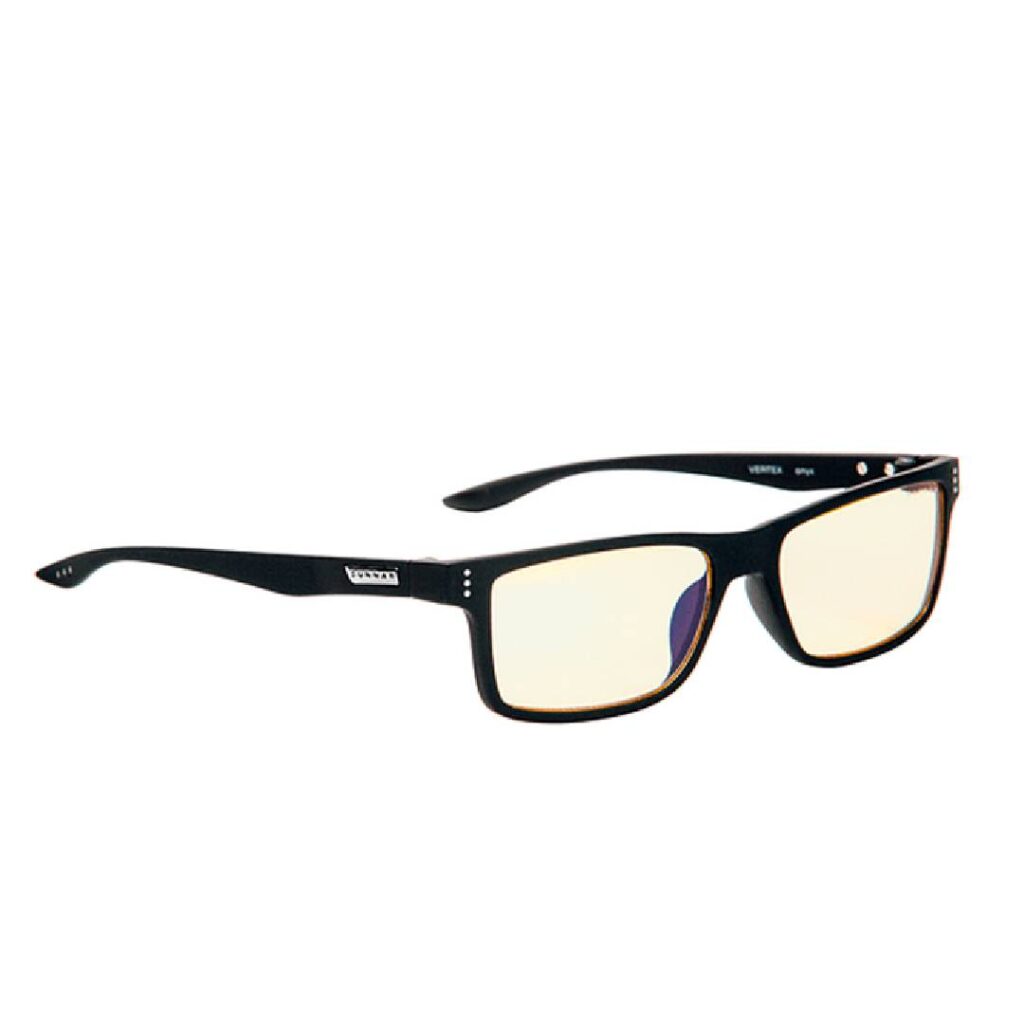 Lunettes Anti-lumière Bleue GUNNAR Vertex Onyx +3.0 - Pour écrans, Gaming, Protection UV400