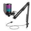 Micrófono Gamer Fifine A6T RGB, USB-C