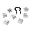 Teclas HyperX Pudding Keycaps blanco RGB ESP