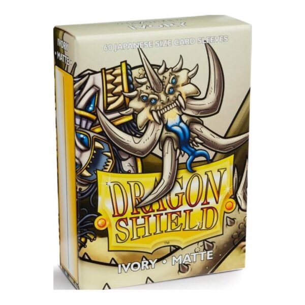 Protectores Dragon Shield 60 - Japanese Size Ivory Matte