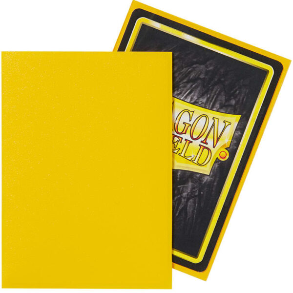 Protectores Dragon Shield 100 - Standard Matte Yellow