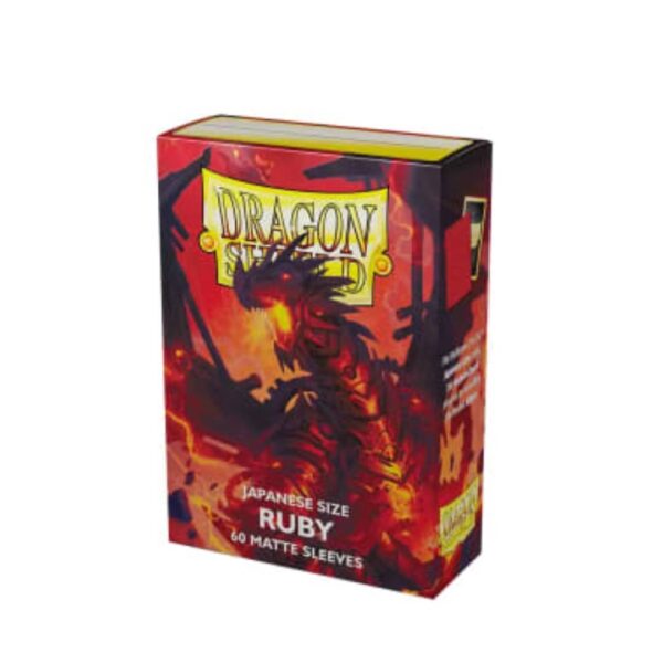 Protectores Dragon Shield 60 - Japanese Size Ruby Matte