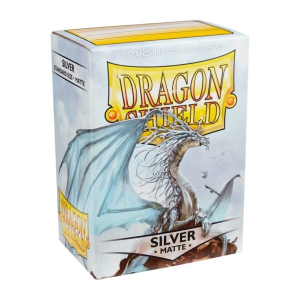 Protectores Dragon Shield 100 - Standard Matte Silver