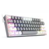 Teclado Redragon Fizz Pro K616 Gris y Blanco Sw Red
