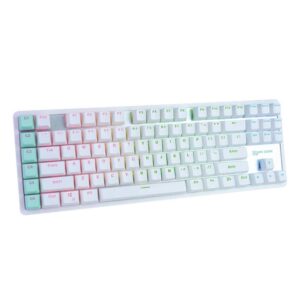 Teclado Hype Legend Rebel L 80% White Outemu Blue RGB