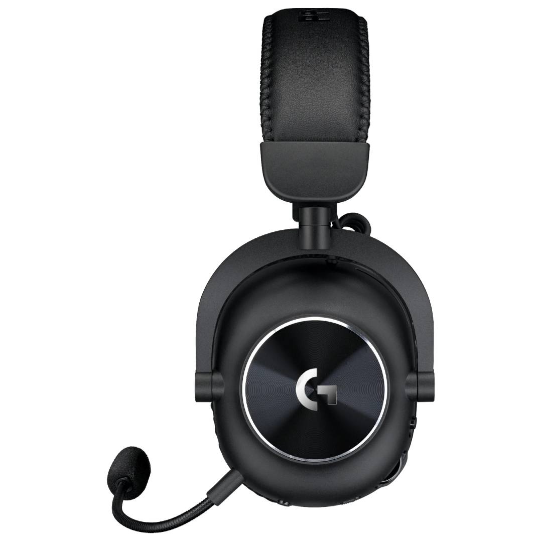 Audifonos Gaming Logitech Pro X Inalambricos Lightspeed Microfono  Desmontable Para PC Negro (Black)