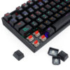 Open box Teclado Redragon Kumara K552 Rainbow Switch Rojo