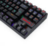 Open box Teclado Redragon Kumara K552 Rainbow Switch Rojo