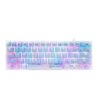 Teclado Hype Legend Rebel White Outemu Blue