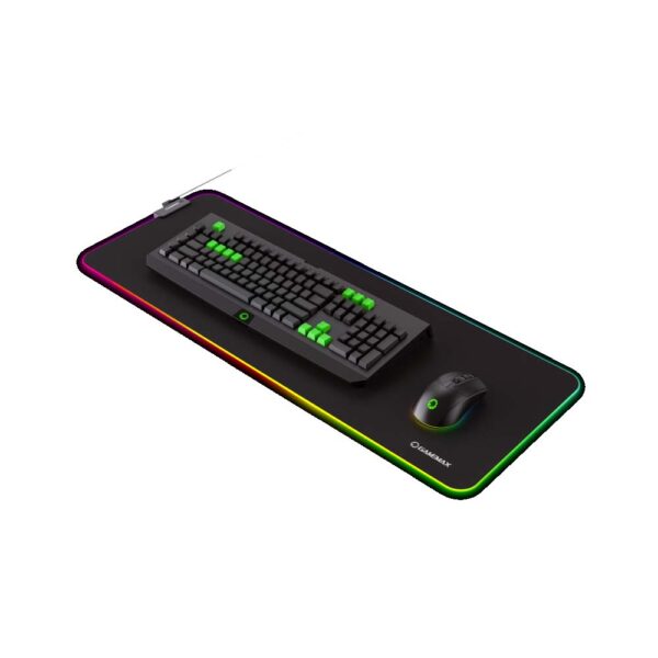 Mousepad Gamer Gamemax RGB 80x30 cm Negro GMP-003