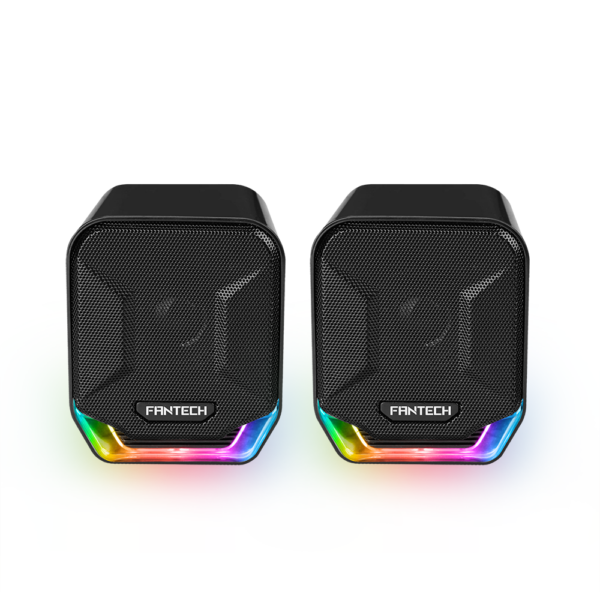 Parlante Gamer Fantech GS202 Sonar RGB Black Edition