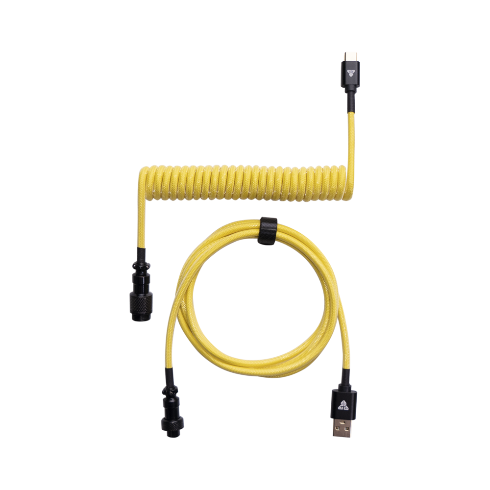 Cable para Teclado Fantech AC701 Coiled USB-C Yellow - Progaming