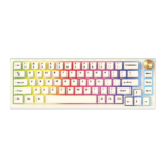 Teclado Gamer Fantech MAXFIT 67 MK858 White SW Brown