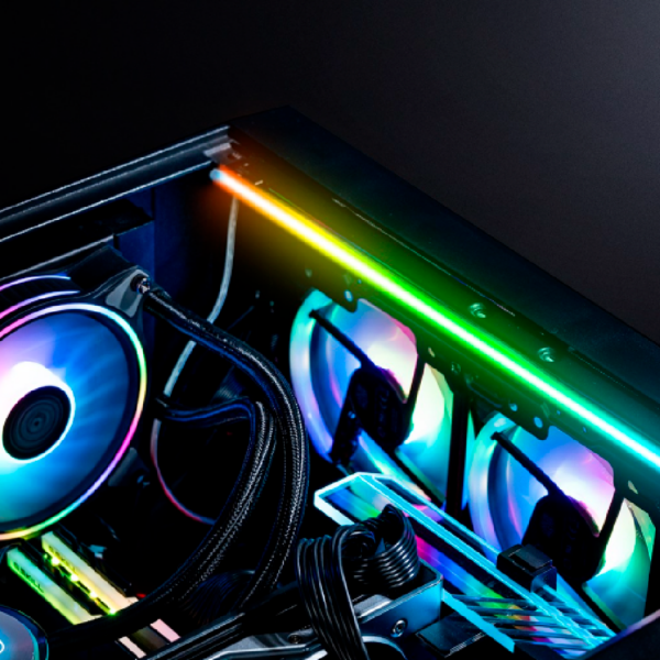 Tira Led Cooler Master ARGB Blanca 30 Leds Adhesivo