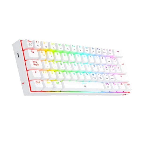 Teclado Redragon K630 Dragonborn White Switch Red (esp)