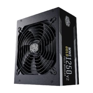 Fuente de Poder Cooler Master MWE Gold 1250W V2 Full Modular