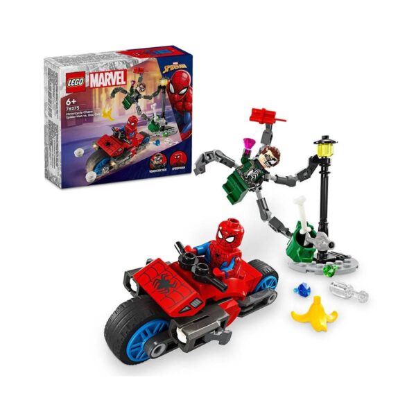 LEGO Marvel: Persecucion en Moto: Spider-Man v Doc Ock 76275