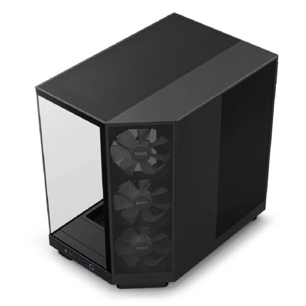 Gabinete NZXT H6 Flow RGB ATX Dual-Chamber Negro