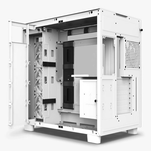 Gabinete NZXT H9 Flow ATX Mid T Blanco