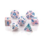 Chessex 7-Die Set Mini Festive Pop Art/Blue