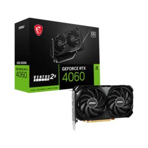 Tarjeta de Video MSI RTX 4060 Ventus 2X Black 8G OC