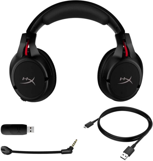 Audífonos Gamer HyperX Cloud Flight, Wireless USB Negro