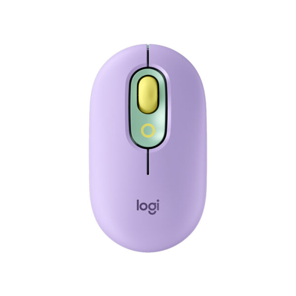 Mouse Logitech Pop Mouse c Emoji Lila Inalambrico