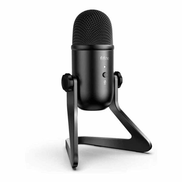 Microfono Condensador Fifine Negro USB K678