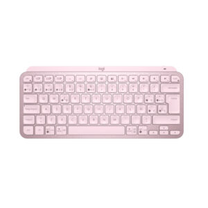 Teclado Logitech MX Keys Mini Rosado Inalambrico Bluetooth