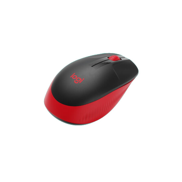 Mouse Logitech Inalambrico M190 Rojo 3 botones