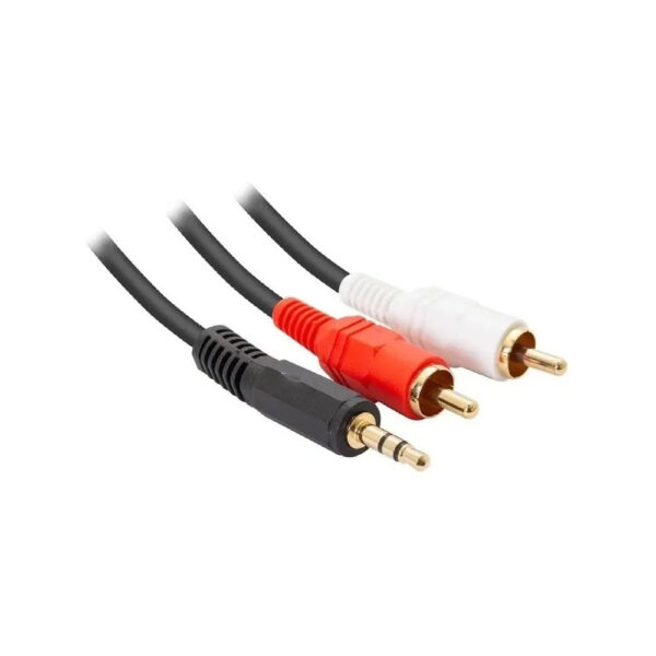 Cable Auxiliar HP 3.5 MM a RCA Audio 3 Metros 29HP0AUX30