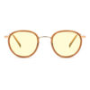 Lentes Gunnar Atherton Satin Gold Amber
