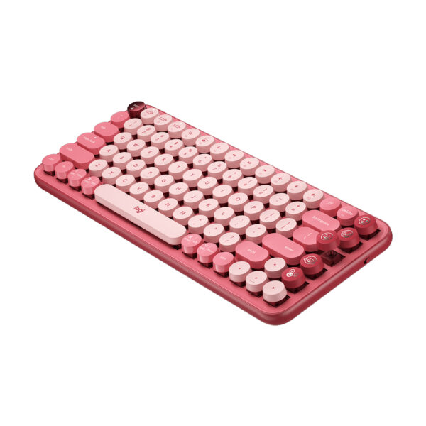 Teclado Logitech Pop Keys Rojo Mecánico Heartbreaker