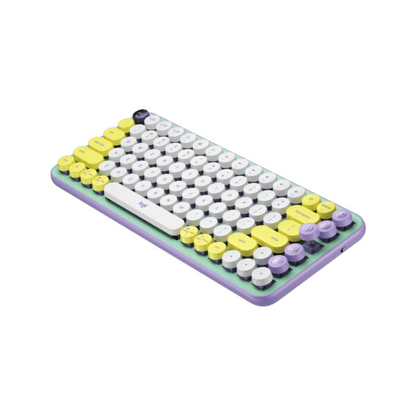 Teclado Logitech Pop Keys Lila Mecánico Inalambrico Daydream