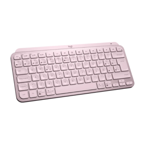 Teclado Logitech MX Keys Mini Rosado Inalambrico Bluetooth